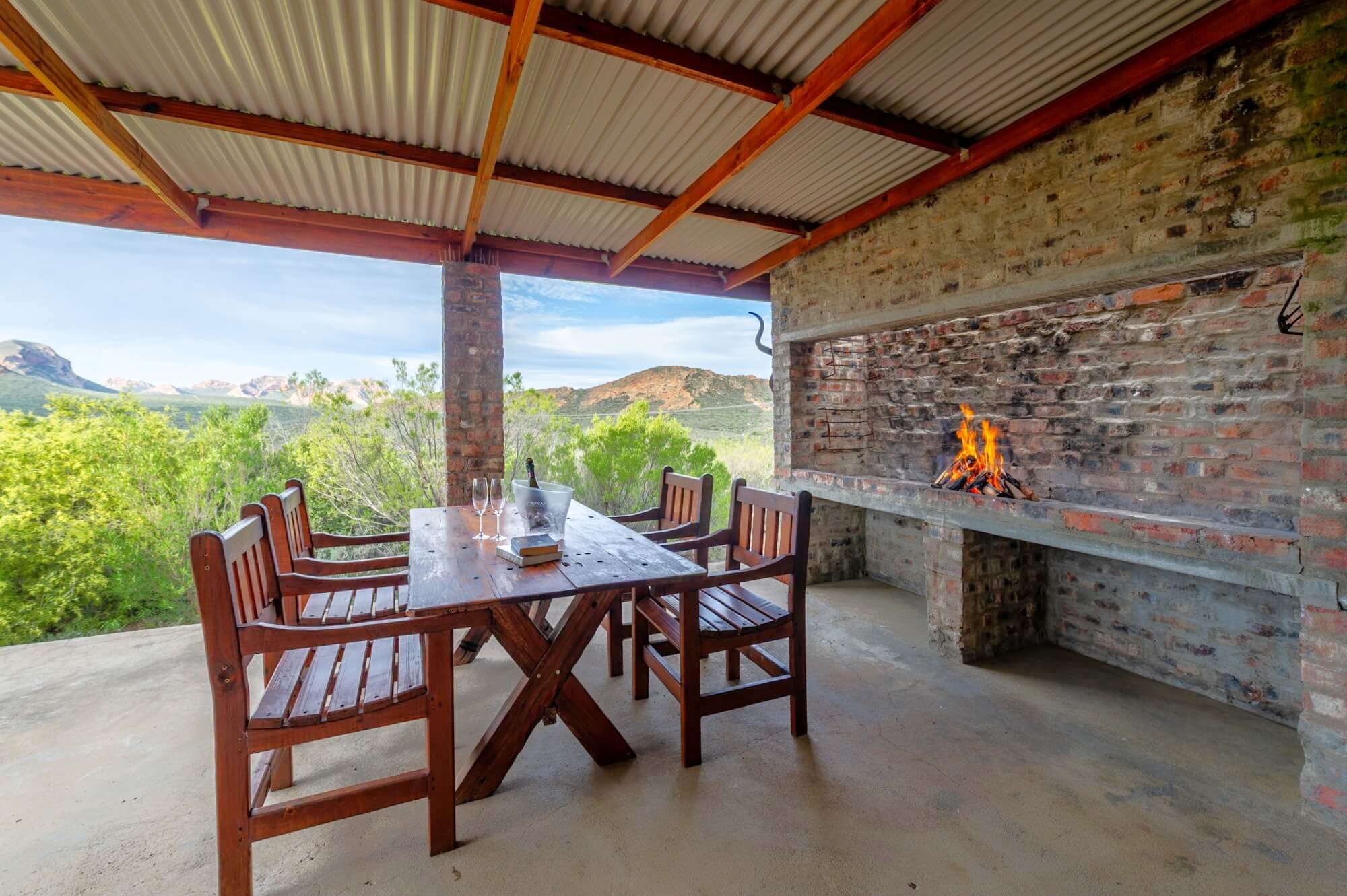 Kudu Chalet Veranda